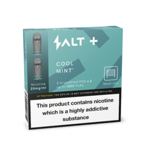 SALT Plus Pods x2 – Cool Mint to 1200 puffs